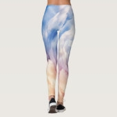 Leggings Aquarelle Ciel (Dos)