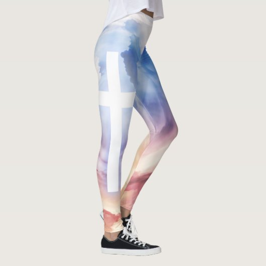 Leggings Aquarelle Ciel (Droite)