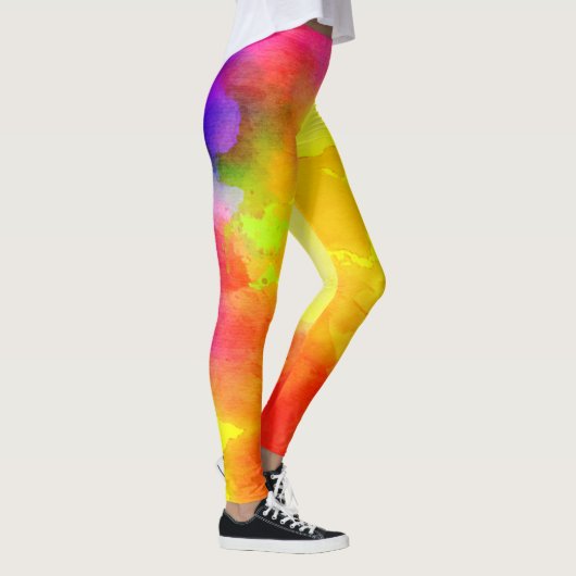 Leggings Aquarelle/Coeurs (Droite)