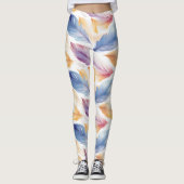 Leggings Aquarelle colorée (Devant)