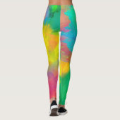 Leggings Aquarelle colorée (Dos)