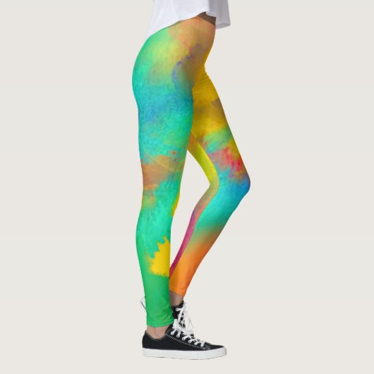 Leggings Aquarelle colorée (Droite)