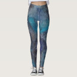 Leggings Aquarelle cosmos dans l'espace bleu et noir<br><div class="desc">Ces légendes à thème unique,  avec une magnifique scène de galaxie peinte à la main,  avec des étoiles et des planètes en bleu,  noir,  blanc et violet,  vous feront vous sentir hors de ce monde chaque fois que vous les portez. Partie de la collection Space Explorer de Parcel Studios.</div>