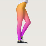 Leggings Aquarelle Couleur de soleil orange à rose Ombre<br><div class="desc">Légendes étonnantes avec un design mystique orange à ombre rose. Parfait pour prendre un lever ou coucher de soleil,  des concerts et des festivals,  de l'entraînement ou de l'usure quotidienne.</div>