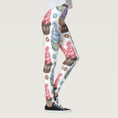 Leggings Aquarelle cupcakes colorés (Droite)