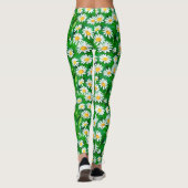 Leggings Aquarelle dans un champ vert (Dos)