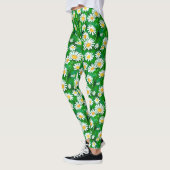 Leggings Aquarelle dans un champ vert (Gauche)