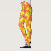 Leggings Aquarelle de bananes (Gauche)