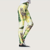 Leggings Aquarelle de chevreuils (Droite)