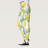 Leggings Aquarelle de citron (Gauche)