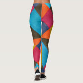 Leggings Aquarelle design créatif abstrait. (Dos)