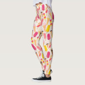 Leggings Aquarelle douce été crème glacée (Gauche)