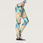 Leggings Aquarelle du jardin de printemps (Droite)