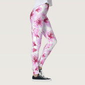 Leggings Aquarelle en fleurs de cerisier (Droite)