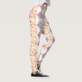 Leggings aquarelle fleur sauvage (Droite)