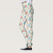 Leggings Aquarelle Fleur sauvage motif floral-67676 (Gauche)