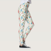Leggings Aquarelle Fleur sauvage motif floral-67676 (Droite)