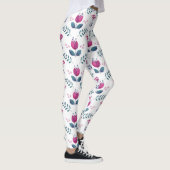 Leggings Aquarelle Floral Design rose (Droite)