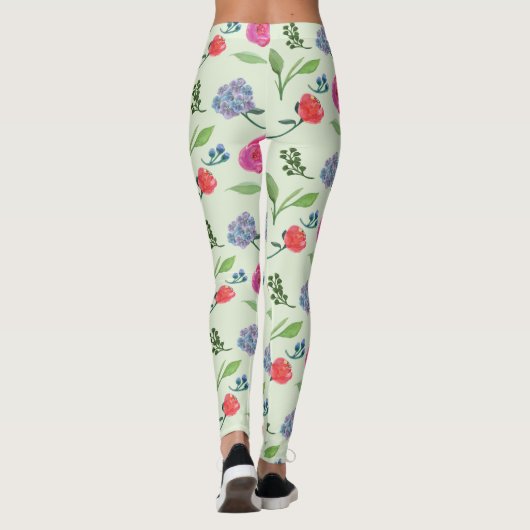 Leggings Aquarelle Florale (Dos)