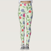 Leggings Aquarelle Florale (Devant)