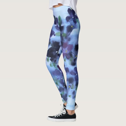 Leggings Aquarelle Florale (Gauche)