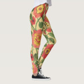 Leggings Aquarelle florale rétro : Élégance intemporelle (Droite)