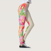 Leggings Aquarelle Florale Rustique, Lumineuse Moderne (Droite)