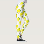 Leggings Aquarelle Fruit citron jaune Citrus été (Droite)