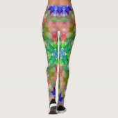 Leggings Aquarelle géométrique Motifs inspirés (Dos)
