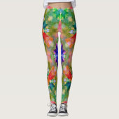 Leggings Aquarelle géométrique Motifs inspirés (Devant)