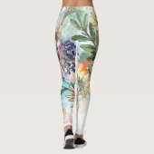 Leggings Aquarelle Herbes (Dos)