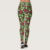 Leggings Aquarelle Holly et Berries (Dos)