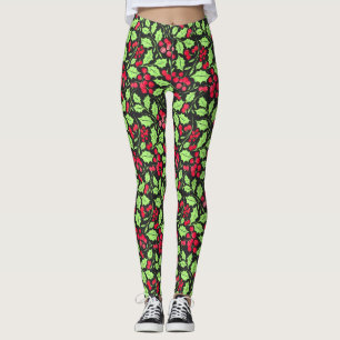 Leggings Aquarelle Holly et Berries
