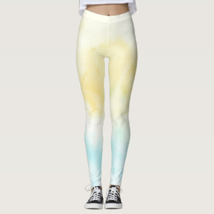 Leggings Aquarelle jaune Aqua