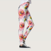 Leggings Aquarelle Ladybugs sur Fleurs (Droite)