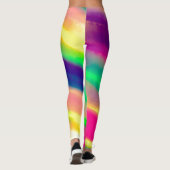 Leggings Aquarelle LGBT Pride Arc-en-ciel (Dos)