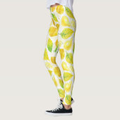 Leggings Aquarelle motif d'automne (Gauche)