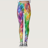Leggings Aquarelle Neon Tie Dye Jacquard Arlequin (Devant)