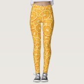 Leggings Aquarelle Orange Slices (Devant)
