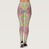 Leggings aquarelle pastel (Dos)