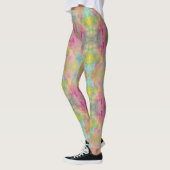 Leggings aquarelle pastel (Gauche)