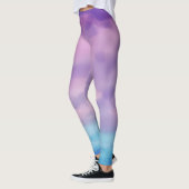 Leggings Aquarelle personnalisée fabriquée avec nom (Gauche)
