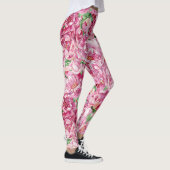 Leggings Aquarelle Pink Peonies (Droite)
