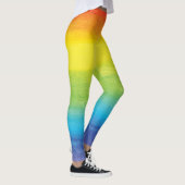 Leggings Aquarelle Rainbow Pride brillant Vibrant (Droite)