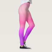 Leggings Aquarelle rose chaud moderne (Droite)