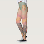 Leggings Aquarelle Rose du désert (Gauche)