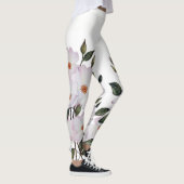 Leggings Aquarelle rose pâle Roses Ballerina (Droite)