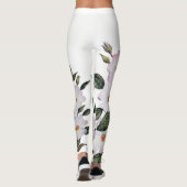 Leggings Aquarelle rose pâle Roses Ballerina (Dos)