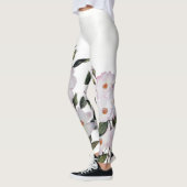 Leggings Aquarelle rose pâle Roses Ballerina (Gauche)