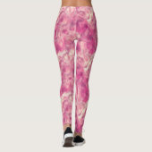 Leggings Aquarelle rose Rose or Marquage (Dos)